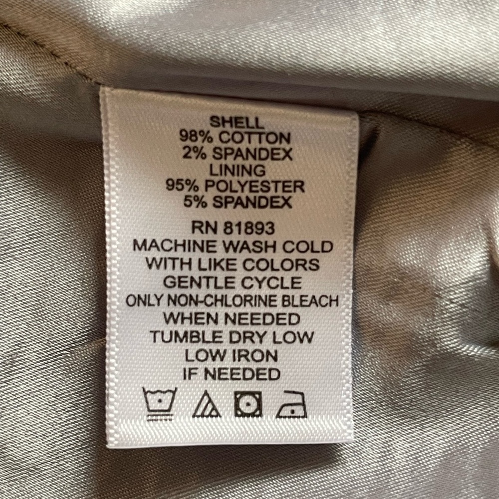 Isaac Mizrahi Live! Bold edgy Seersucker Motorcycle Jacket Gray White Lined 18W - Picture 8 of 10